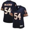 brian urlacher 54 chicago bears pro line women retired jersey navy