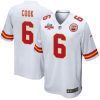 bryan cook 6 kansas city chiefs super bowl lvii champions 3 stars men game jersey white