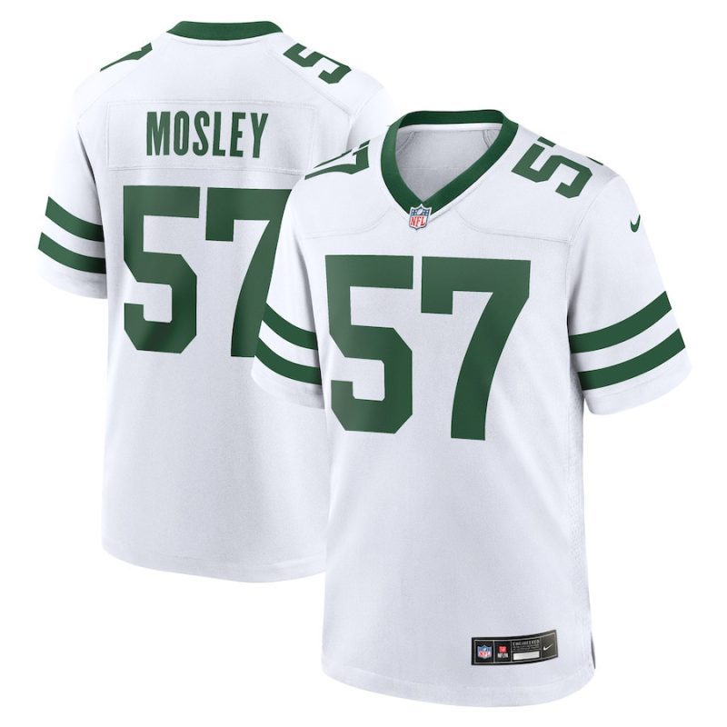 c j mosley 57 new york jets game jersey men legacy white