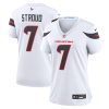 c j stroud 7 houston texans women game jersey white