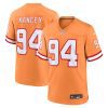 calijah kancey 94 tampa bay buccaneers men alternate team game jersey orange