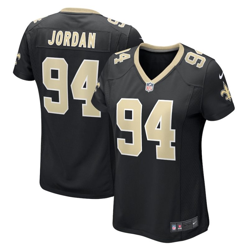 cameron jordan 94 new orleans saints womens team game jersey black