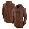 carolina panthers 2023 salute to service lightweight men long sleeve hoodie t shirt brown