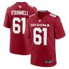 carter odonnell 61 arizona cardinals men team game jersey cardinal