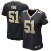 cesar ruiz 51 new orleans saints womens game jersey black