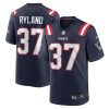 chad ryland 37 new england patriots men team game jersey navy