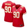 charles omenihu 90 kansas city chiefs women game jersey red