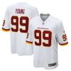 chase young 99 washington commanders football team men game jersey white