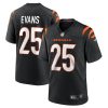 chris evans 25 cincinnati bengals mens game jersey black