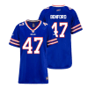 christian benford 47 buffalo bills women home game jersey royal