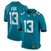 christian kirk 13 jacksonville jaguars mens game jersey teal