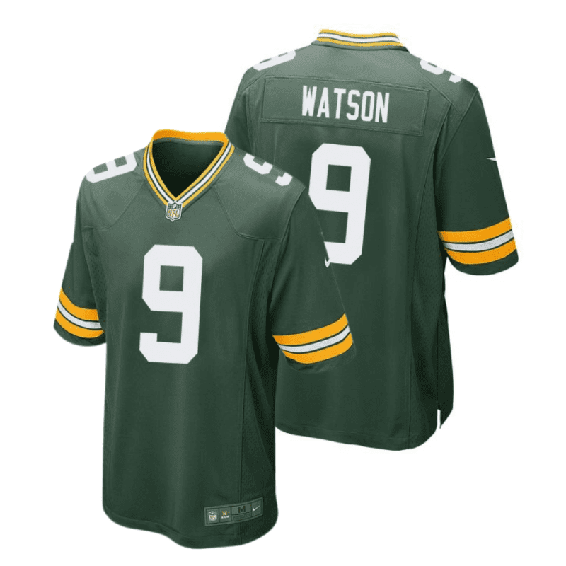 christian watson 9 green bay packers youth home game jersey green