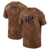 cincinnati bengals 2023 salute to service sideline men t shirt brown