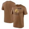 cleveland browns 2023 salute to service legend performance men t shirt brown