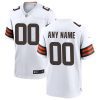 cleveland browns custom game men jersey white