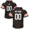 cleveland browns custom youth game jersey brown