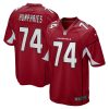 d j humphries 74 arizona cardinals men home game jersey cardinal