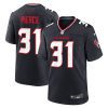 dameon pierce 31 houston texans game jersey men navy