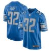 dandre swift 32 detroit lions men game jersey blue