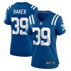 darrell baker jr 39 indianapolis colts women team game jersey royal