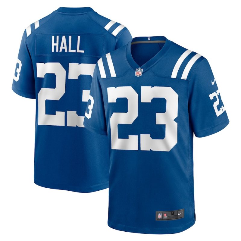 darren hall 23 indianapolis colts men team game jersey royal