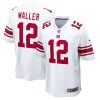 darren waller 12 new york giants men away game jersey white