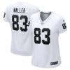 darren waller 83 las vegas raiders women jersey white