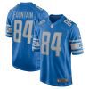 daurice fountain 84 detroit lions mens team game jersey blue