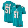 david long jr 51 miami dolphins women game jersey aqua