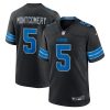 david montgomery 5 detroit lions 2nd alternate game jersey black men