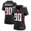 david onyemata 90 atlanta falcons womens game jersey black