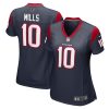 davis mills 10 houston texans womens game jersey navy