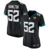 davon hamilton 52 jacksonville jaguars womens game jersey black