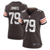 dawand jones 79 cleveland browns womens team game player jersey brown