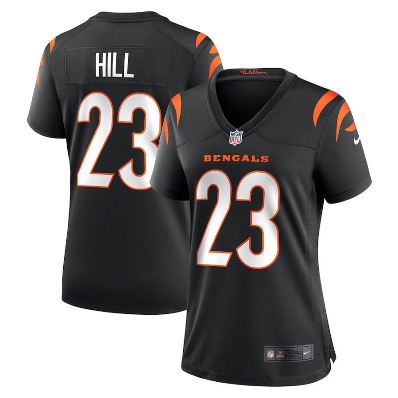 daxton hill 23 cincinnati bengals womens game jersey black