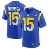 demarcus robinson 15 los angeles rams men game jersey royal