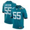 dequan jackson 55 jacksonville jaguars men game jersey teal