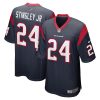 derek stingley jr 24 houston texans mens game jersey navy