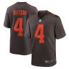 deshaun watson 4 cleveland browns mens alternate game jersey brown