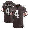 deshaun watson 4 cleveland browns mens game jersey brown