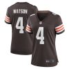 deshaun watson 4 cleveland browns women jersey brown