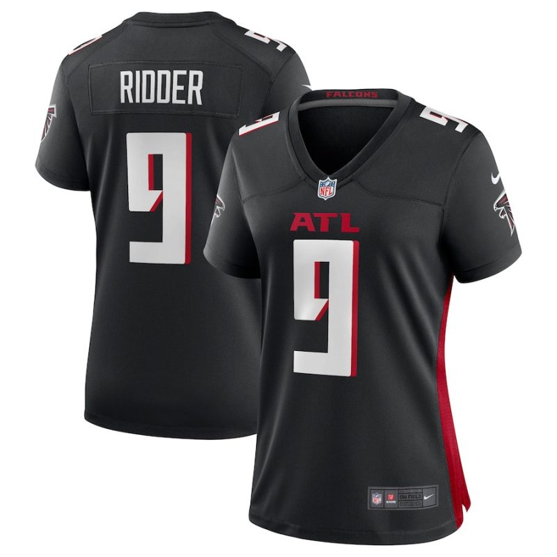 desmond ridder 9 atlanta falcons game women jersey black