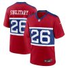 devin singletary 26 new york giants alternate player game youth jersey century red