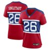 devin singletary 26 new york giants womens alternate player game jersey century red