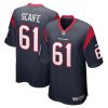 dj scaife jr 61 houston texans men team game jersey navy