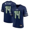 dk metcalf 14 seattle seahawks men jersey college navy