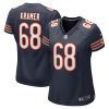 doug kramer 68 new york giants women game jersey navy