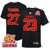 drue tranquill 23 kansas city chiefs super bowl lviii champions 4x fashion game youth jersey carbon black