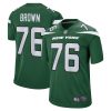 duane brown 76 new york jets men team game jersey gotham green