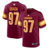 efe obada 97 washington commanders men game jersey burgundy